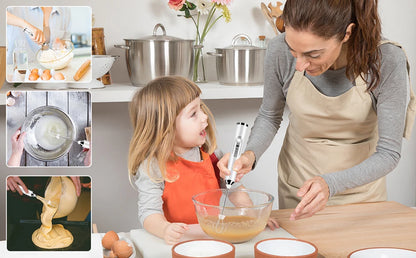 Mini Milk Frother For Coffee Mixer Handheld Egg Blender Electric Milk Foamer For Matcha Cappuccino Creamer Whisk Frothy Bubbler
