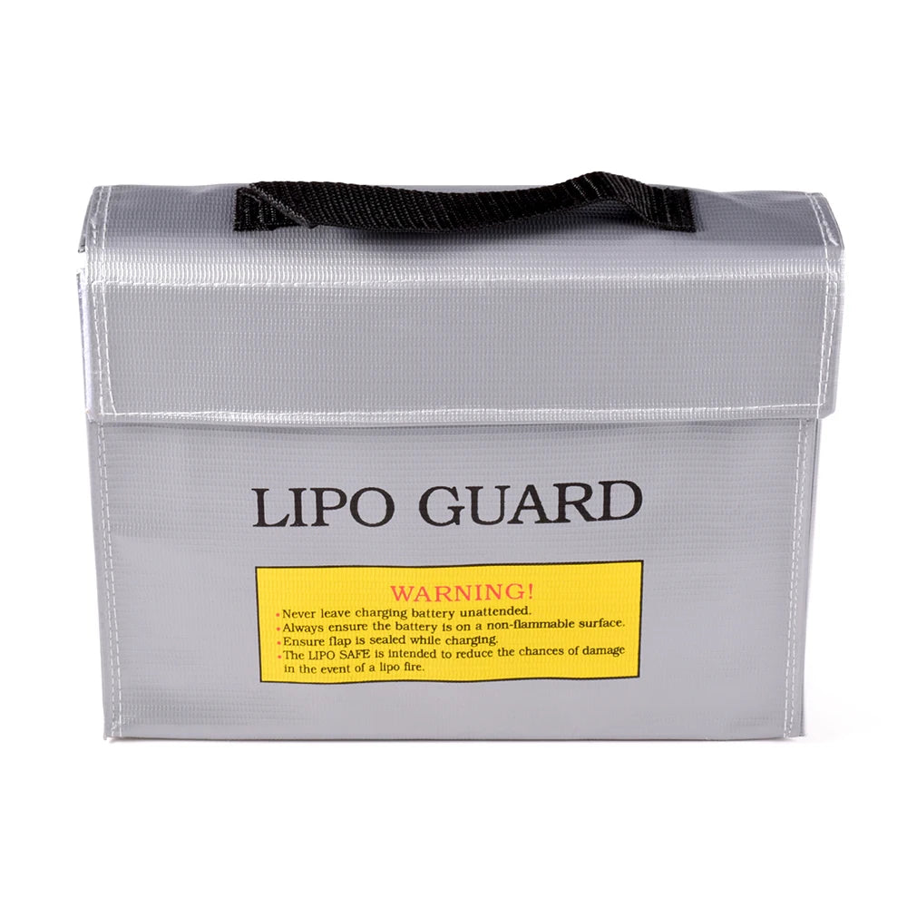 Lipo Guard Safety Bag Fireproof Explosion-Proof Portable Lipo Safety Bag 215*115*155mm for RC FPV Racing Drone Car Battery Safe