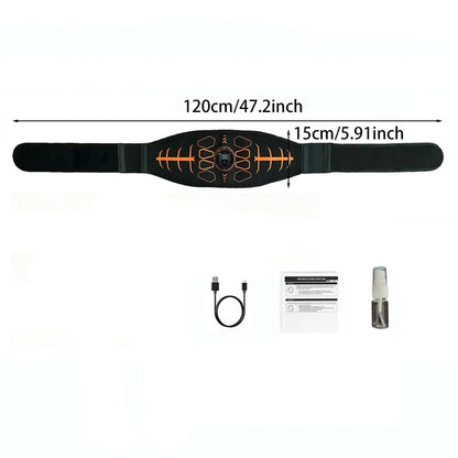 Smart Fitness Belt Abs Trainer USB Charge Body Arm Massage Workout For Men And Women