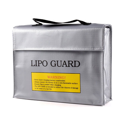 Lipo Guard Safety Bag Fireproof Explosion-Proof Portable Lipo Safety Bag 215*115*155mm for RC FPV Racing Drone Car Battery Safe