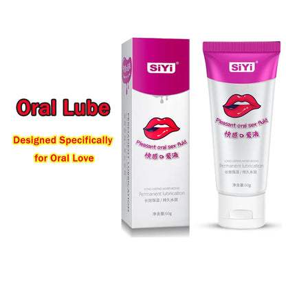 60g Refreshing Oral Lubricant for Couples, Foreplay Lubricant  Enhance Pleasure, Plant-Based Flavour Lube, Non-Sticky