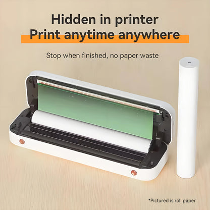 10/20 Rolls A4 Quick-Dry Thermal Paper - Thicker & Brighter Paper for Portable Printers, Glossy Finish for Crystal-Clear Font