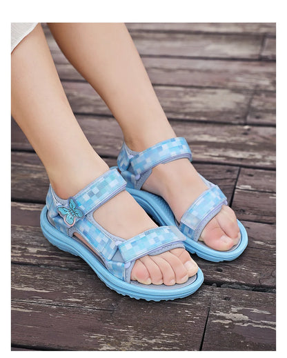 Summer Children Sandals Baby Girls Toddler Soft Non-slip Princess Shoes Baby Cute Pearl Princess Dance  Kids Performance Prop