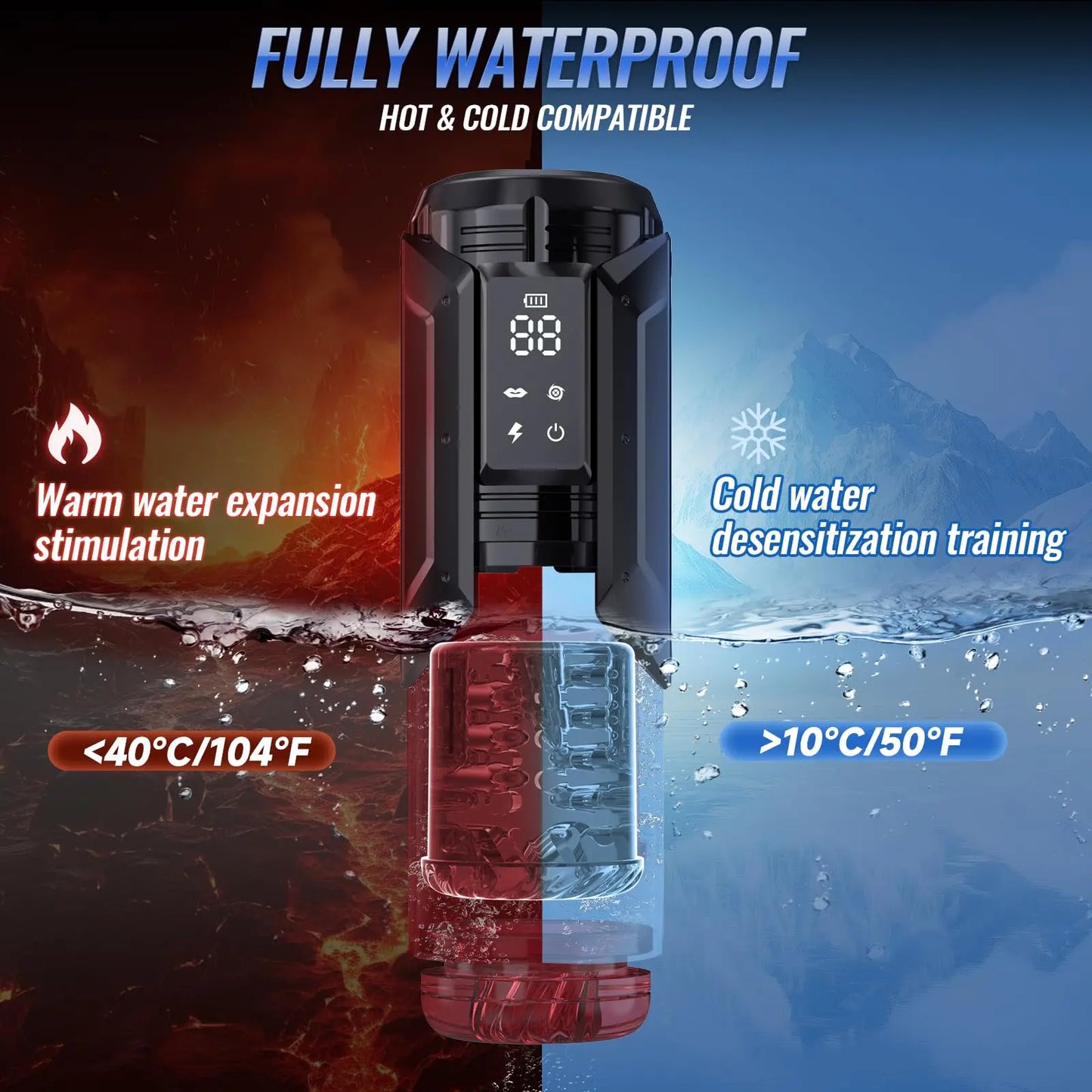 Automatic Male Masturbator 7 Thrusting Rotating Licking Sucking Sex Machines Penis Pump Adult Toys Pocket Pussy Sex Toy for Men
