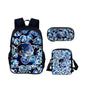 Cartoon Popular Shadow Milk Plush 3D Print 3pcs/Set pupil School Bags Laptop Daypack Backpack Inclined shoulder bag Pencil Case