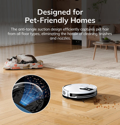 ILIFE A12 Pro Robot Vacuum and Mop Combo, LIDAR Navigation, Self Collection Dust, 3000Pa Suction, App/Remote Control