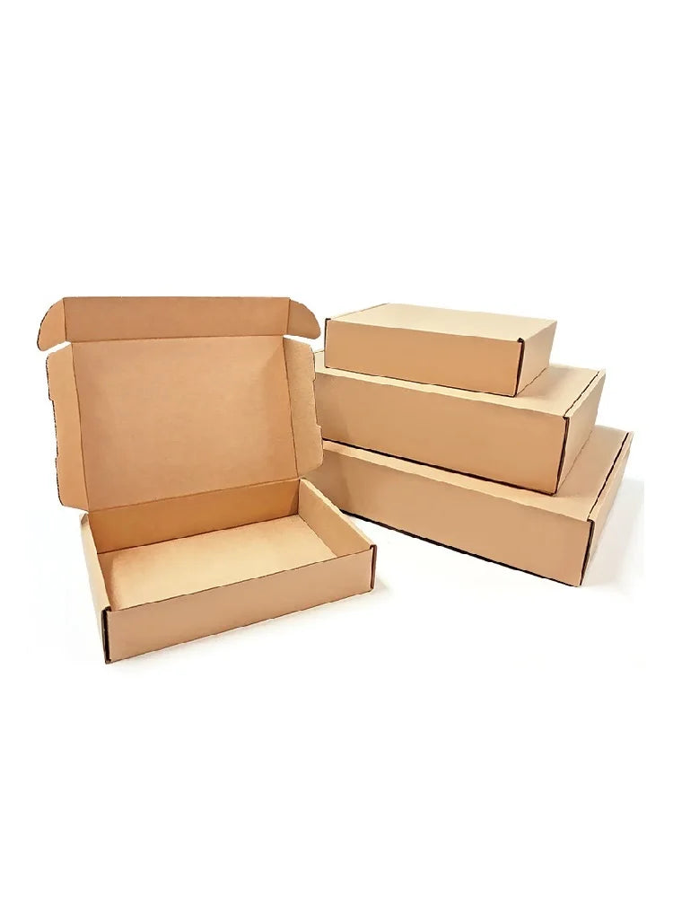 10pcs Shipping Boxes Cardboard Corrugated Mailer Boxes for Packaging Craft Gifts Giving Products for Small Business