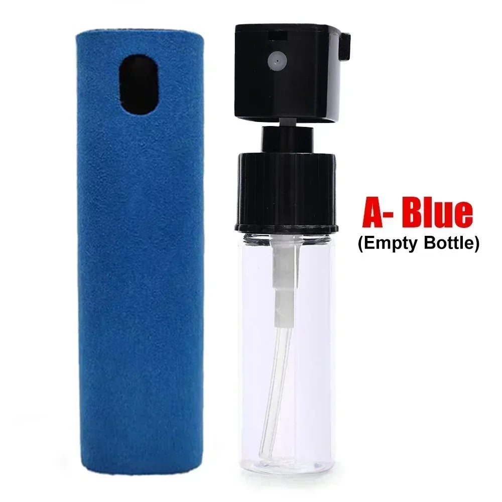 Microfiber Screen Cleaner Spray Bottle Mobile Phone Tablet Laptop Display Screen Cleaning Wipe Press Spray Bottle Without Liquid