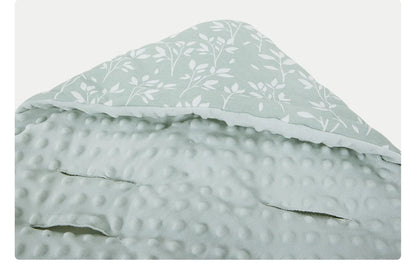 Newborn Baby Blanket In Baby Car Seat Basket 0-3 Months Swaddle Wrap With Windproof Hooded For Outside Travel Boys Girls