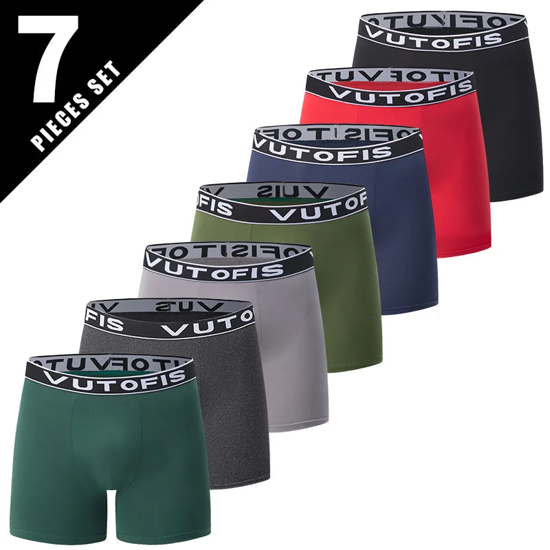 4/5/10 Fashion Four Seasons Men's Long Casual Daily Youth Sports Shorts Comfortable Breathable Sweat Absorbing Elastic Shorts