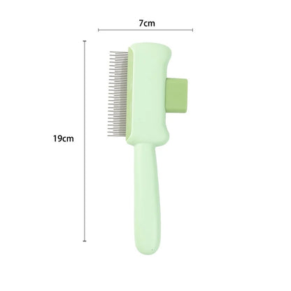 Self-Cleaning One-Button Dog Comb Pet Hair Remover Cat Brush Massage Grooming Combs for Dogs And Pets