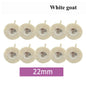 10Pcs/Bag Dental Odontologia Polishing Brush Wheel Rotary Tools 2.35mm HP Shank Wool Goat Cotton Black Buff Dentistry Laborator