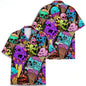 2025 Cold Ice Cream Hawaii Shirt Unisex 3D Printed Funny Popsicle Aloha Shirts Summer Short Sleeve Beach Lapel Blouse Tops