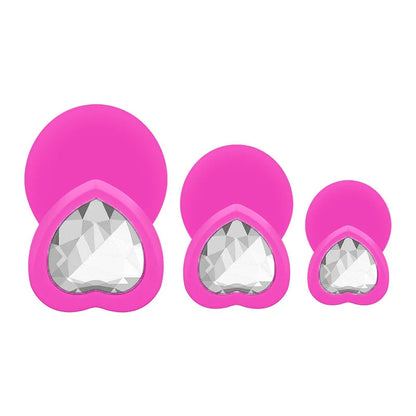 3Pcs Set Butt Anal Plug With Crystal Sex Toys for Women Men Soft Silicone Erotic Massager Stimulator Dildo Adult Product Plug
