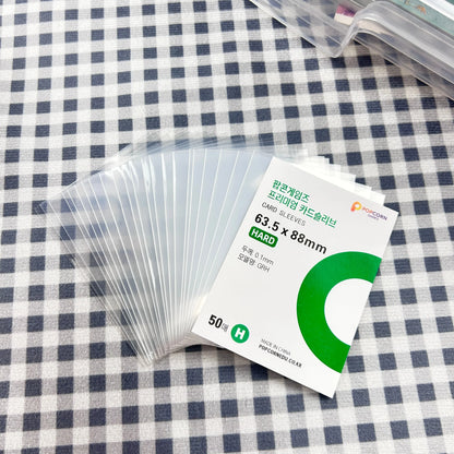 50-600Pcs Binder Photocard Transparent Kpop Idol Card Protective Sleeve Film Poker Protector Game Photos Holder Popcorn Sleeves