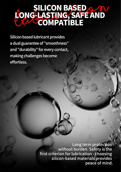120ml/300ml Silicone Based Lubricant for Sex Toy, Long-Lasting Stringy Anal Lube Suitable for Bathroom and Underwater Use