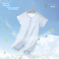 Baby Summer Short Sleeve Thin Air Conditioning Suit Breathable Cool Sensation Lightweight Jumpsuit for Crawling Infants