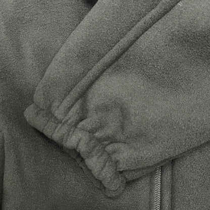 Winter Thicken Polar Fleece Jacket Warmth Windproof Full Zip Up Coat Multiple Zipper Pockets Outdoors Plus Size Jackets Outwear