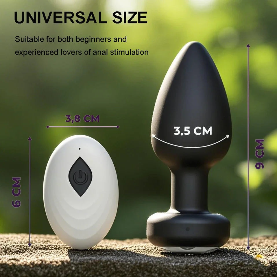 APP Wireless Butt Vibrator for Men Anal Plug Female Control Vagina Stimulator Remote Prostate Massager Adult Sex Toys Women Gay