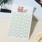 1pcs Gold Glitter French Design Nail Stickers White Silver Curve Lines Stripe Wave Nail Decals Slider Reflective Manicure Wraps