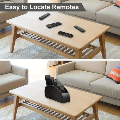 1PC 5-Grid Remote Control Organizer Box Desktop Storage Tray for TV Box Remote Glasses Pen Home Office