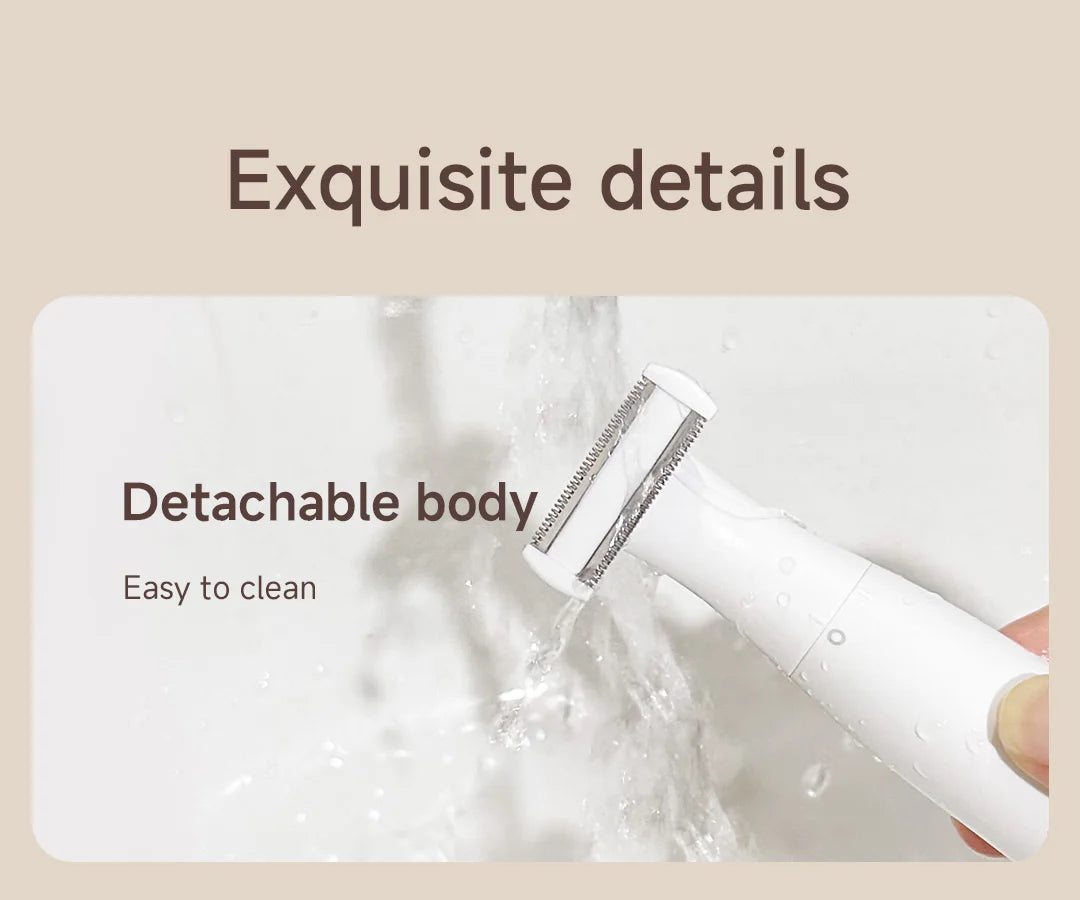DOCOLAB Electric Razor Depilador Trimmer Shaver Epilator 4 In 1 Body Hair Removal Bekini Painless Cordless Gifts Men Women