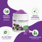 200g Pet Dental Powder Stain Remover Gentle Teeth Whitening, Breath Freshener for Dogs Cats, Tartar Prevention Oral Care Daily