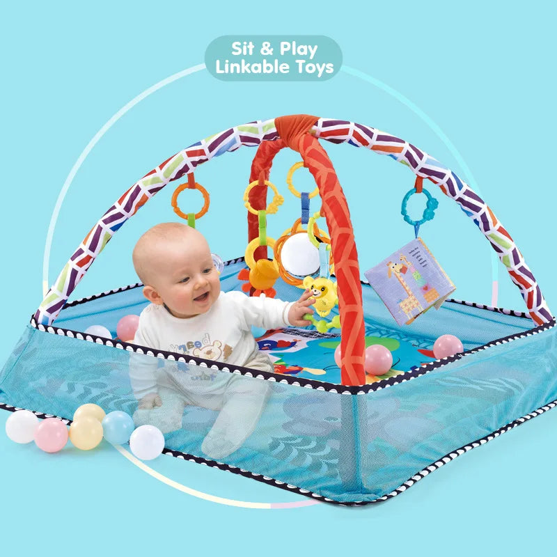 Baby Fitness Frame For Children Play Mat Rack Crawling Blanket Infant Play Rug Gift Kids Activity Gym Mat Kids Toys