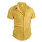 Men's Cotton Linen Shirt Summer Short Sleeve Male Tops 2026 Brand Clothing High Quality Shirts Casual Fashion Shirt For Men