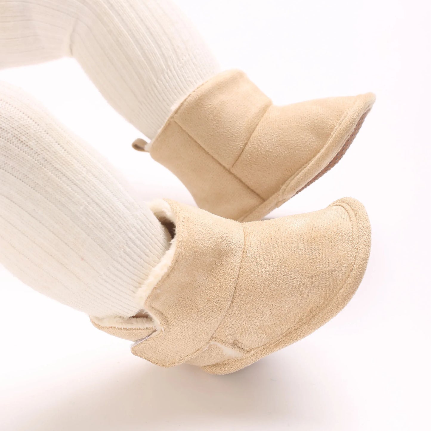 New Baby Boots For Winter Warmth 0-18M Newborn Baby Velcro Soft Sole Anti Slip Front Shoes Baby Shoes Warm Snow Boots