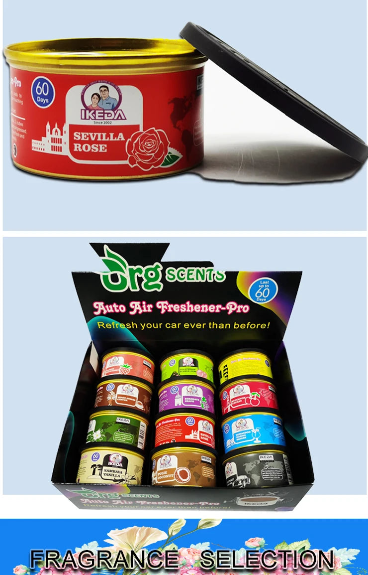 Car Air Freshener Bubble Gum Scent Organic Cans Odor Eliminator Essential Long-Lasting,Strong Fragrance For Home Closet