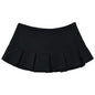 2025 Sexy High Waist Pleated Mini Skirts Women Streetwear A Line Super Short Skirts Woman Korean Fashion Gray Skirt with Shorts