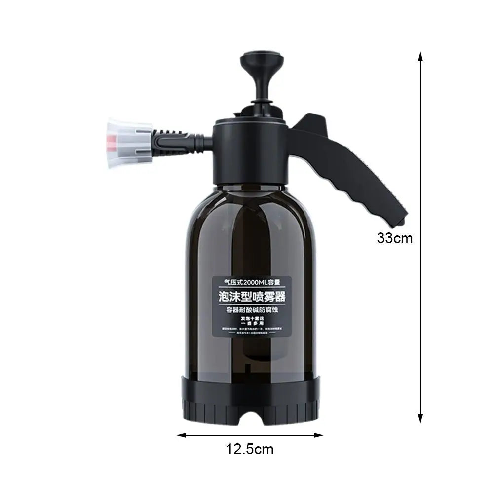 Foam Spray Sprayer Car Wash With Bottle Gun Manual Pressure Water Jet home Shampoo foam Snow watering can hand-pressed car 2L