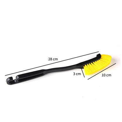 Car Wheel Tire Rim Detailing Brush Truck SUV Wheel Wash Cleaning Detail Brushes with Plastic Handle Auto Washing Cleaner Tools