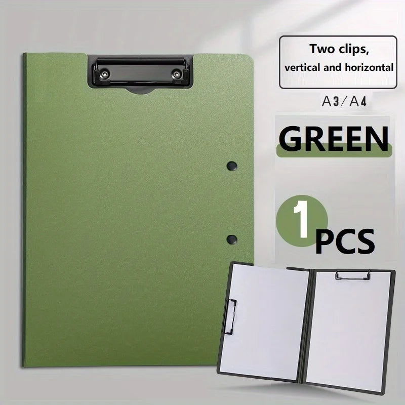 A4 Folders Board Test Paper Folder Data Storage Bag File Storage Documents Organizer Clipboard With Cover For Student Stationery