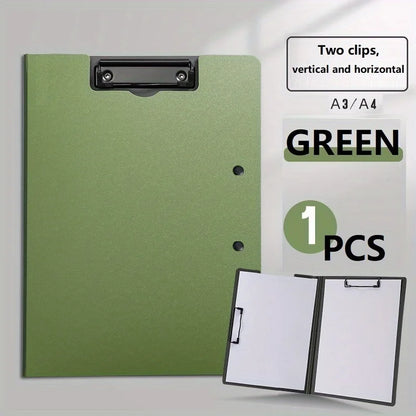 A4 Folders Board Test Paper Folder Data Storage Bag File Storage Documents Organizer Clipboard With Cover For Student Stationery