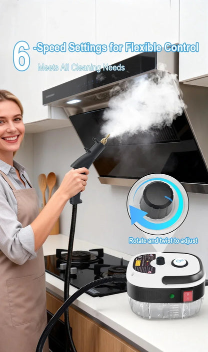 Multifunctional Handheld High Pressure Steam Cleaner Portable Household Steam Machine for Kitchen Hood Home Car Cleaning