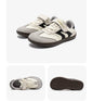 HOBIBEAR Boys Girls Barefoot Shoes Wide Toe Zero Drop Sneakers Retro Lightweight Hook Loop Minimalist Shoes for Big Kids