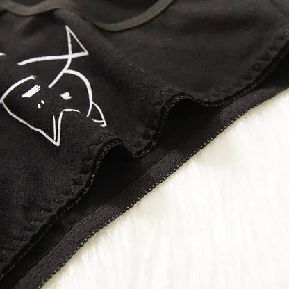 5Pcs/set Cotton Cartoon Cute Panties Girls' Short Underwear For Women Ladies Pantys Female Soft Underpants Sexy Lingerie M-XL