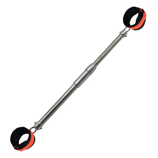 Stainless Steel Open Leg Rod for Sex Slave Cosplay Anklecuff Open Leg Restraint BDSM Bondage Adjustable Sex Toy