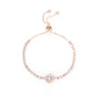 Luxury Color Cubic Zirconia Gold Color Tennis Bracelets For Women Girls 2022 New Trend Chain Bracelets Jewelry Party Gifts
