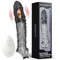 Penis Extension Sleeve Vibration Extend Adult Sex Toys Reusable Penis Sleeve Delay Ejaculation Dick Sleeve Sex toys for Men 18+