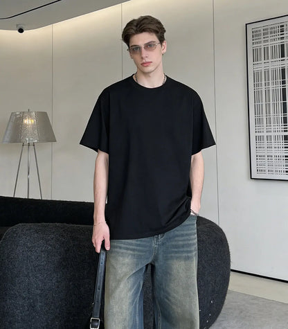 100% Cotton T shirt Classic everyday Versatile Women's Men's Crew neck T shirt, Comfortable and Breathable Solid Unisex Tshirt