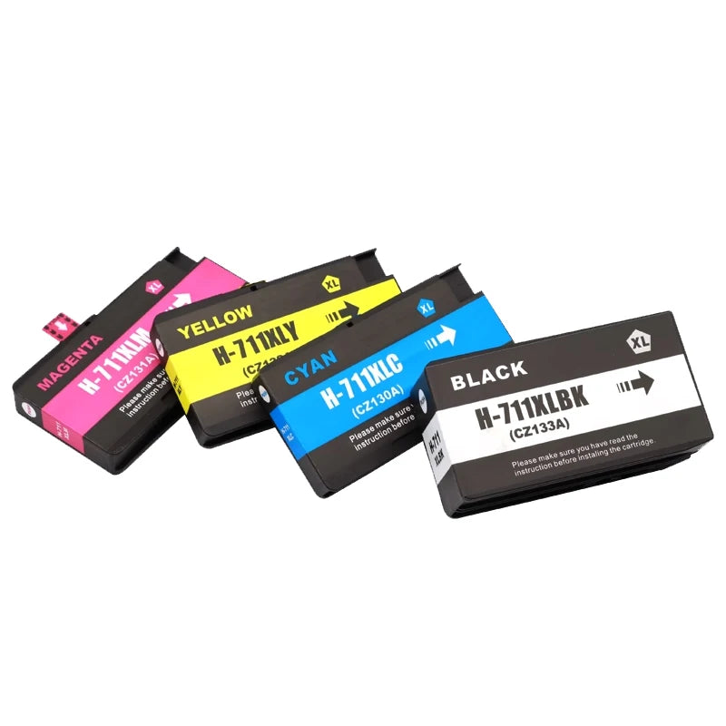 Compatible Ink Cartridge For HP 711 711XL For HP711 Replacement Ink Cartridge For HP DesignJet T520 T120 T530 T130Inkjet Printer