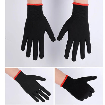 ALIWRAP 5/10Pairs Car Vinyl Wrap Gloves Anti-Static Window Tinting Film Install Gloves Fingertip Work Gloves Auto Wrapping Tools