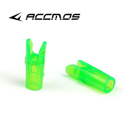 60pcs DIY Plastic Arrow Pin Nocks Size L And Size S For ID4.2mm ID6.2mm 3.2mm  Arrow Shaft Archery Accessory