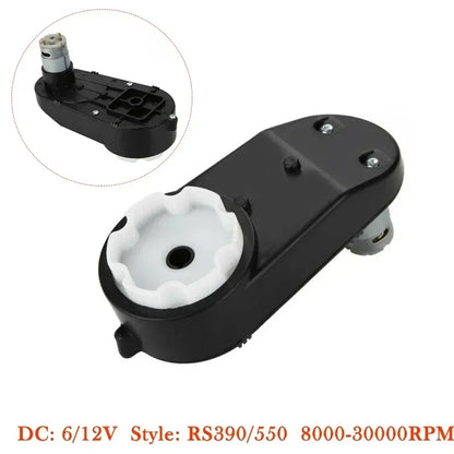 1/2pcs RS550 Electric Motor Gearbox Replacement 12V Kids Car Toy Portable 30000RPM Motor Gear Box Electric Gearbox