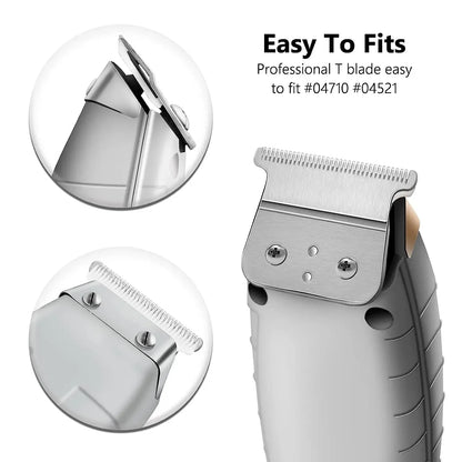 Pro Replacement T Blade Compatible with Andis Trimmer Outliner, GO,GTO,GTX, SL, SLS Headliner LS2,LS3 ,Ceramic & Carbon Steel