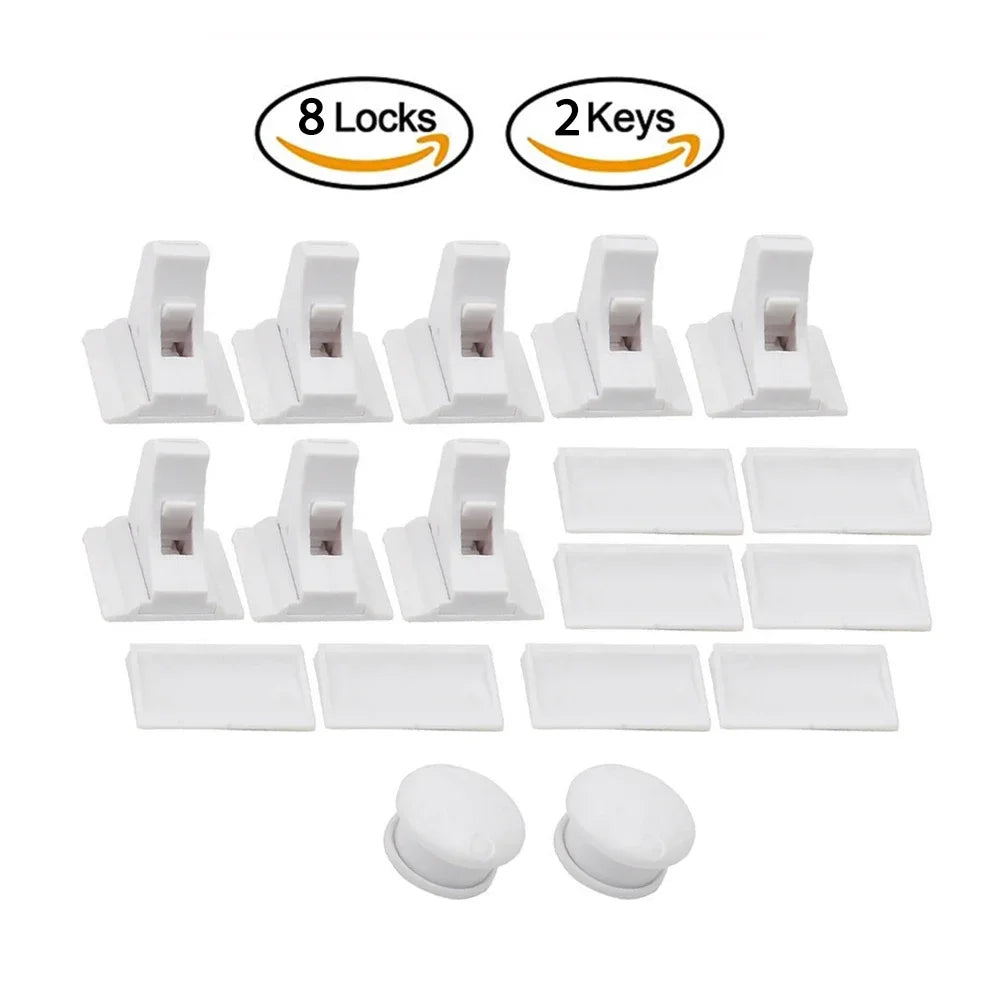 No Drills, No Tools Required - Our Magnetic Child Safety Locks are Easy to Install and Perfect for Cabinets and Drawers