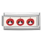 Y2K Red Pink Heart Dog Cat Flowers Italian Charm Link Fit 9mm Stainless Steel Jewelry DIY Making Bracelets For Gifts